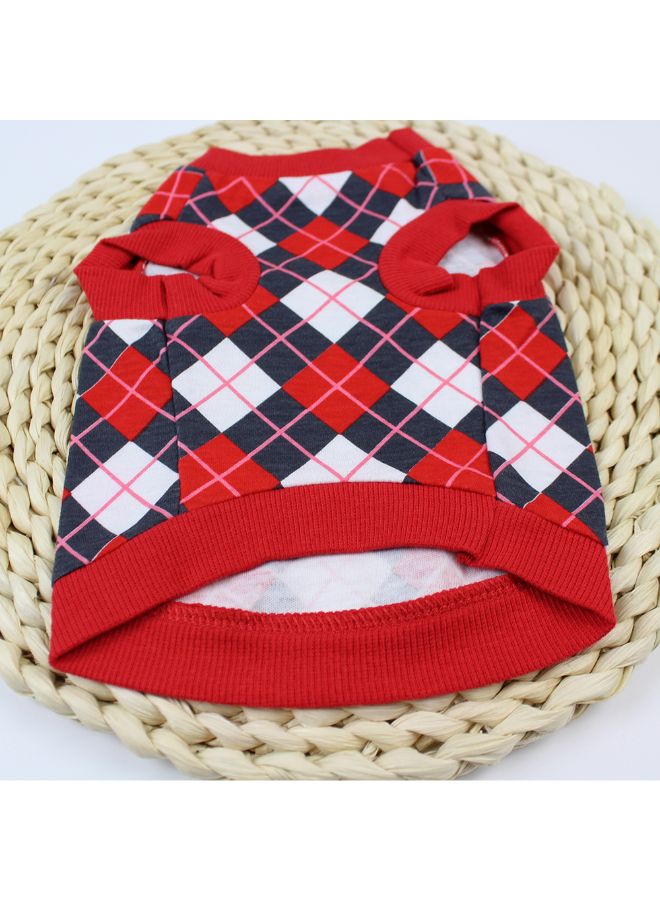 Generic Printed Pet Vest T-Shirt Red XS - Image 4