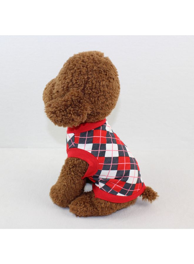 Generic Printed Pet Vest T-Shirt Red XS - Image 3