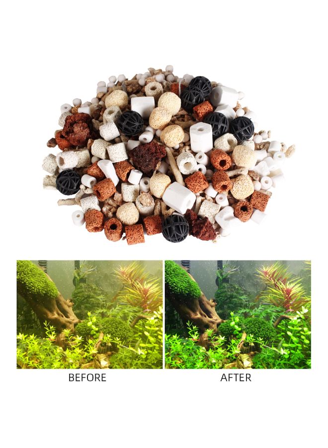 12-In-1 Aquarium Bio Bacteria Ball Filter Multicolour 500grams