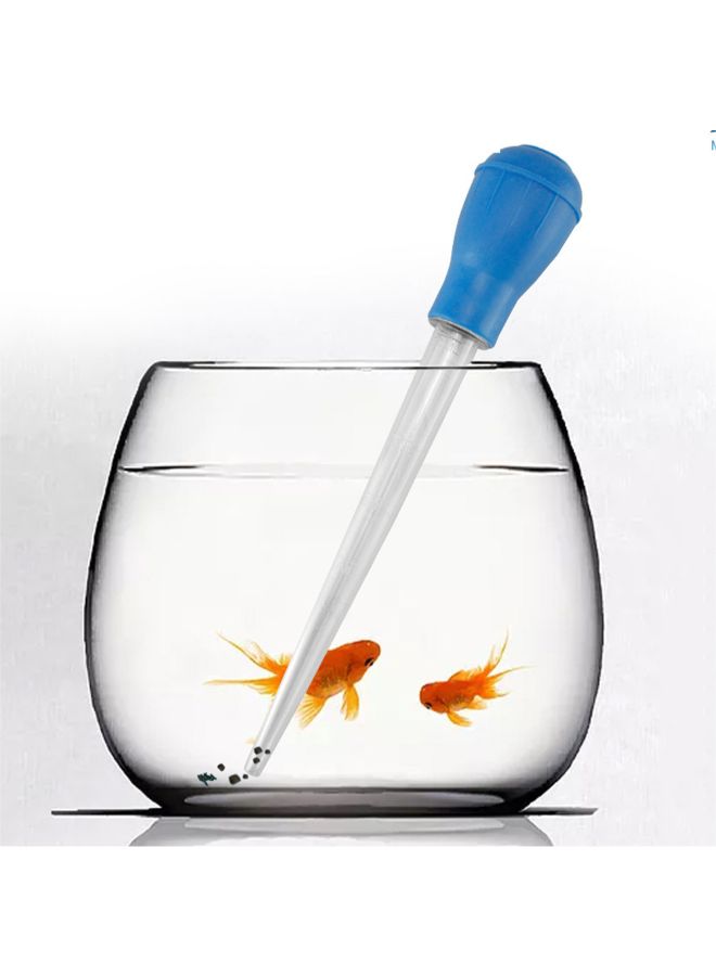 Aquarium Cleaning Pipette Dropper Clear/Blue 38x5x10cm - Image 3