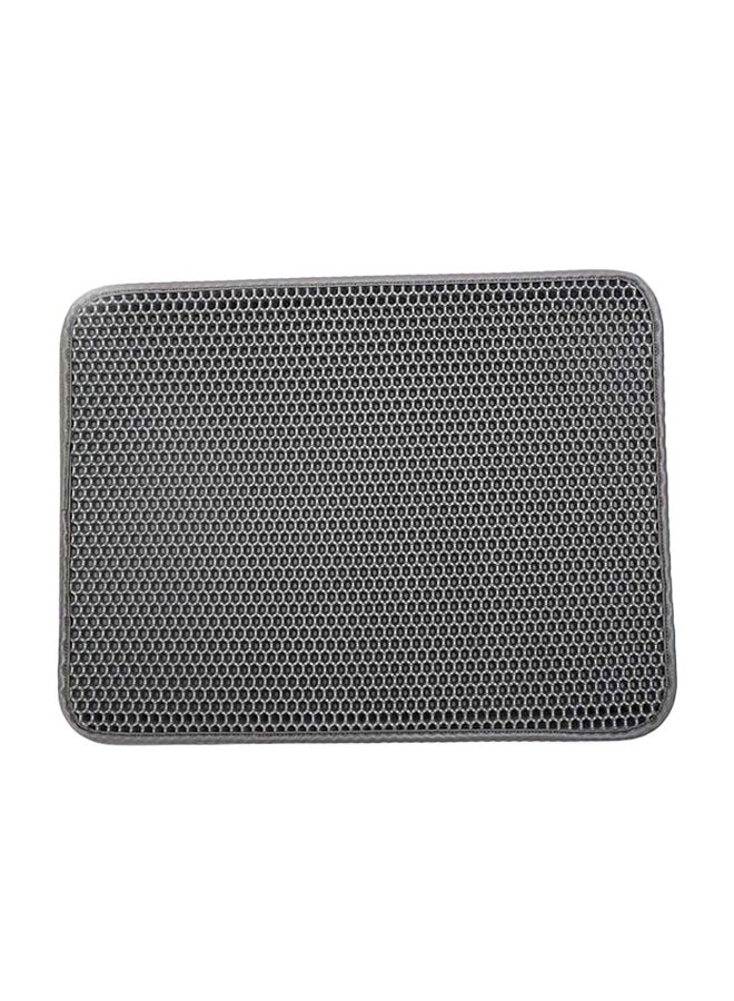 Trapping Double Layer Design Litter Mat Grey 52 x 2 x 43centimeter - Image 1