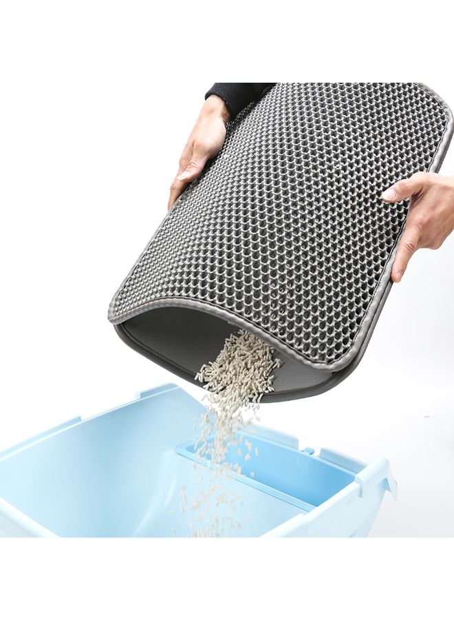 Trapping Double Layer Design Litter Mat Black 52 x 2 x 43cm - Image 2