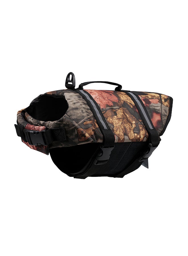 سترة نجاة للسباحة مناسبة للكلاب نقشة مموهة 40x10x14سم - Image 1