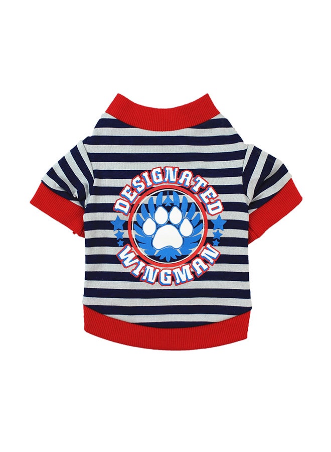 Generic Designate Wingman Printed Pet T-Shirt Multicolour L - Image 1
