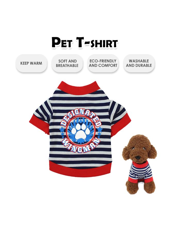 Generic Designate Wingman Printed Pet T-Shirt Multicolour L - Image 3
