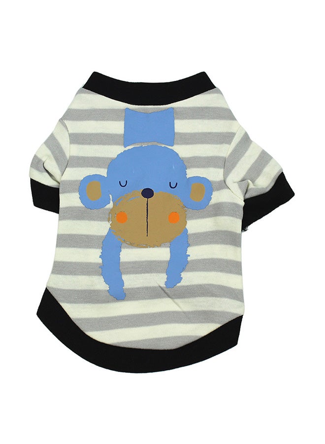 Generic Printed Pet T-Shirt Multicolour M - Image 1