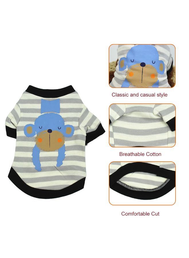 Generic Printed Pet T-Shirt Multicolour M - Image 3