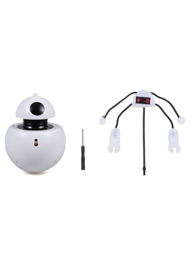 3-In-1 Rotating Tumbler Ball Toy White 25x6x16.50cm - Image 3