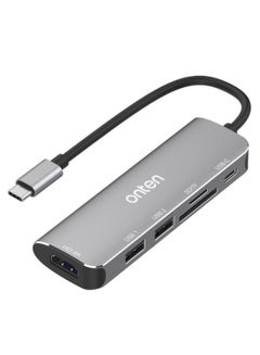 Multi-Functional Type-C USB Dock Station Grey/Black