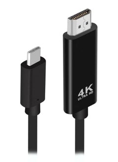 onten Type-C To HDMI Cable Black  - Image 1