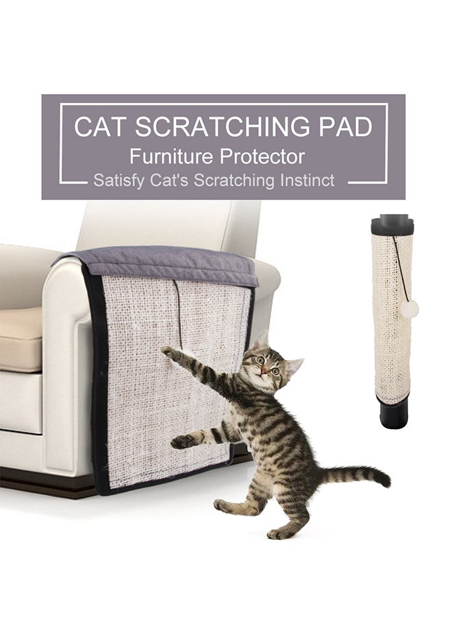 Cat Scratch Pad Beige 40 x 1 x 30cm - Image 3