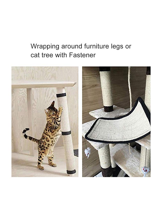 Cat Scratch Pad Beige 40 x 1 x 30cm - Image 4