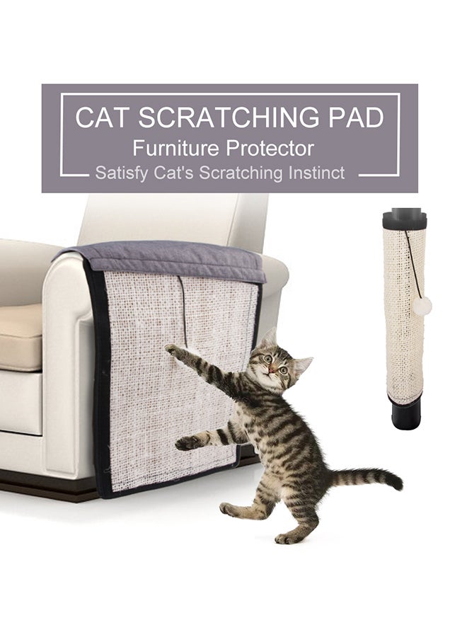 Cat Scratch Pad Beige 40 x 1 x 30cm - Image 3