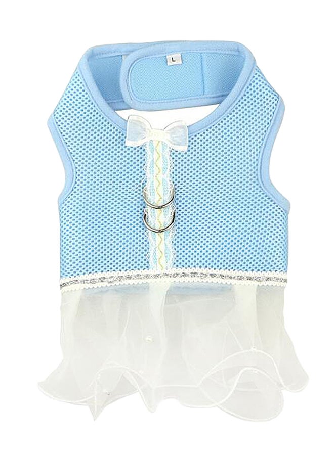 Generic Tutu Skirt For Pet Blue/White 21x1.50x20cm - Image 1