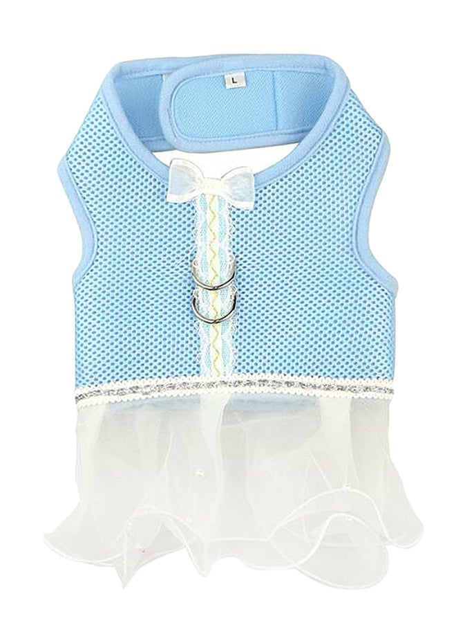 Generic Tutu Skirt For Pet Blue/White 15x1.50x15cm - Image 1
