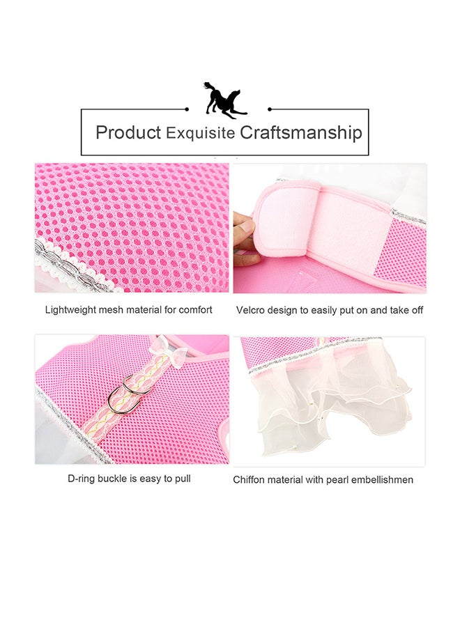 Generic Tutu Skirt For Pet Pink/White 15x1.50x15cm - Image 3