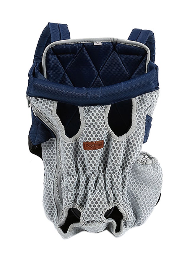 Generic Chest Canvas Bag For Pet Grey/Blue 25 X 4 X 20cm  - Image 1