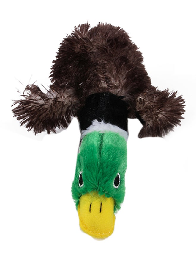 Squeaky Dog Chew Toy Brown/Green 25 x 5 x 9cm - Image 1