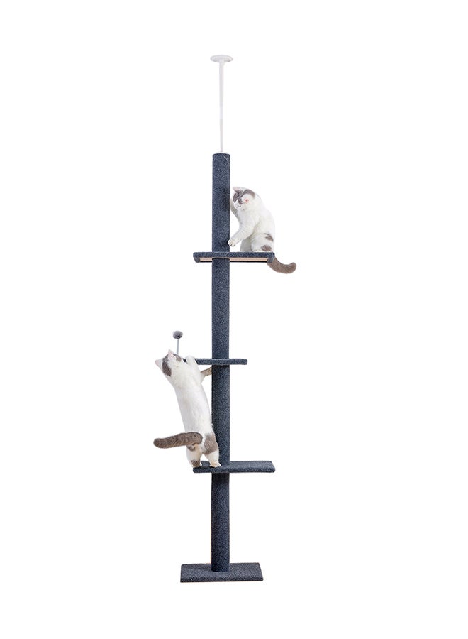 Generic - Cat Condo Tree Black 113inch - Image 1