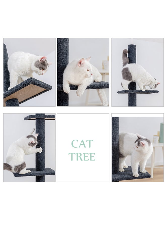 Generic - Cat Condo Tree Black 113inch - Image 1