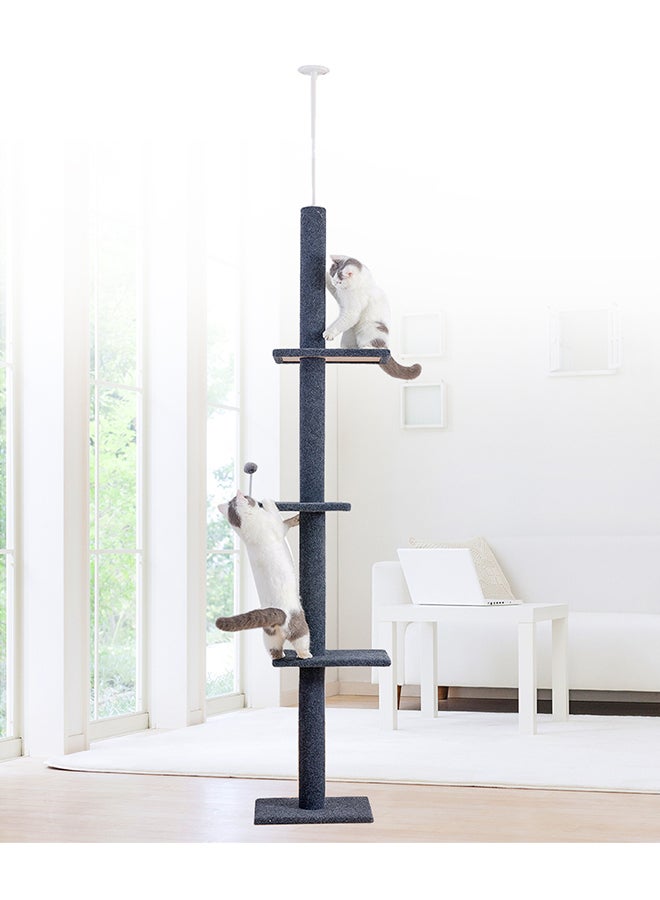 Generic - Cat Condo Tree Black 113inch - Image 1