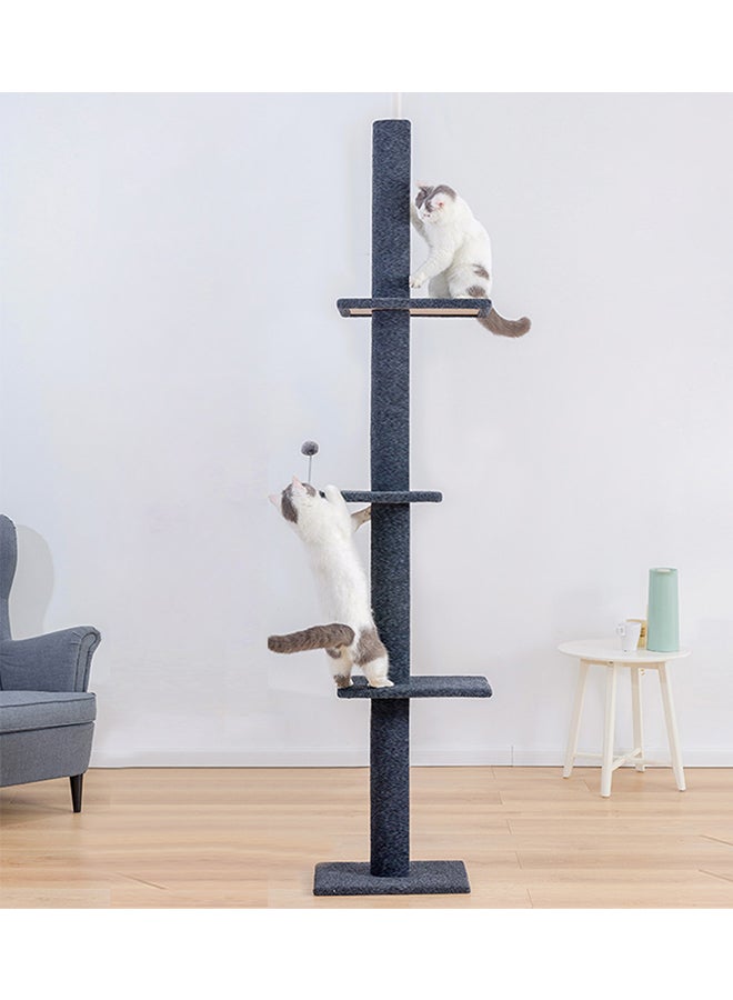 Generic - Cat Condo Tree Black 113inch - Image 1