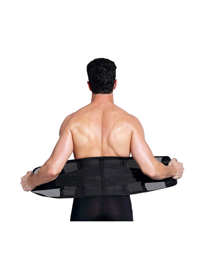 Corset Slimming Body Shaper Sport Girdle Belt Coal Black  - Image 2
