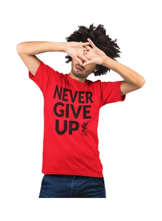 Never Give UP Liverpool T-Shirt Red - v1568729951/N29773151V_1