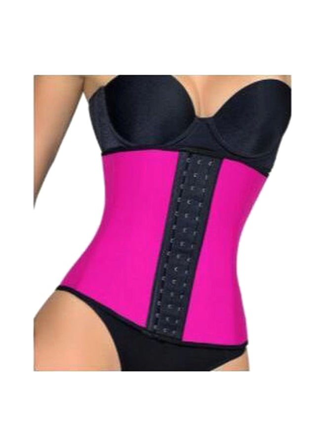 مشد يأخذ شكل الجسم وردي/ أسود - Image 2