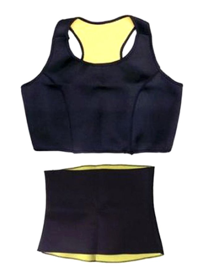 3-In-1 Slimming Shapewear Black/Yellow - Image 1