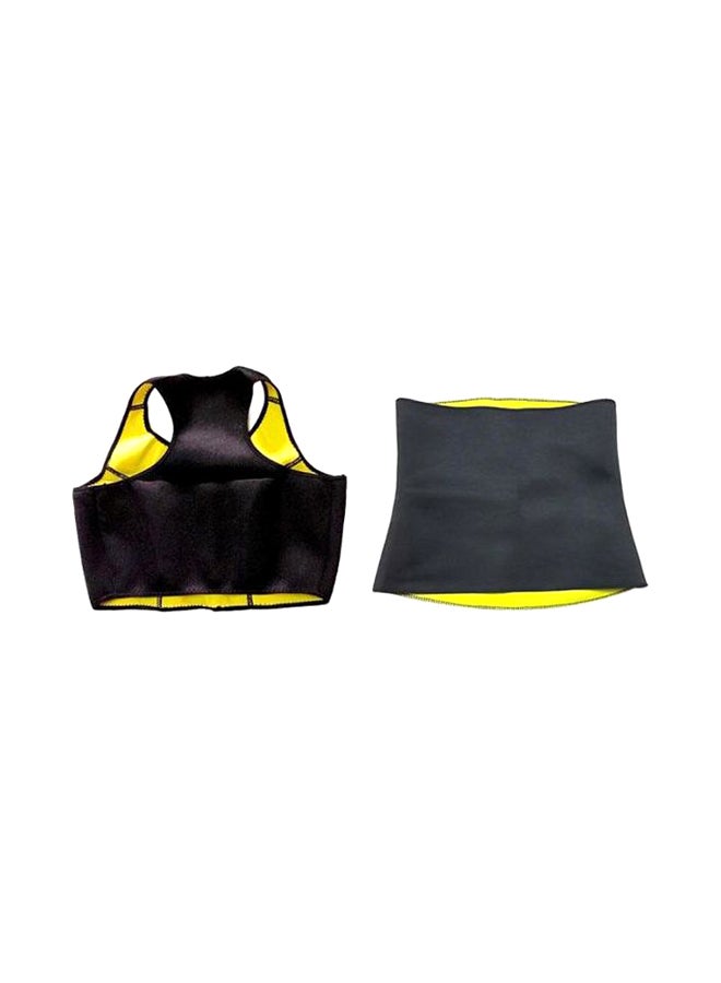3-In-1 Slimming Shapewear Black/Yellow - Image 2