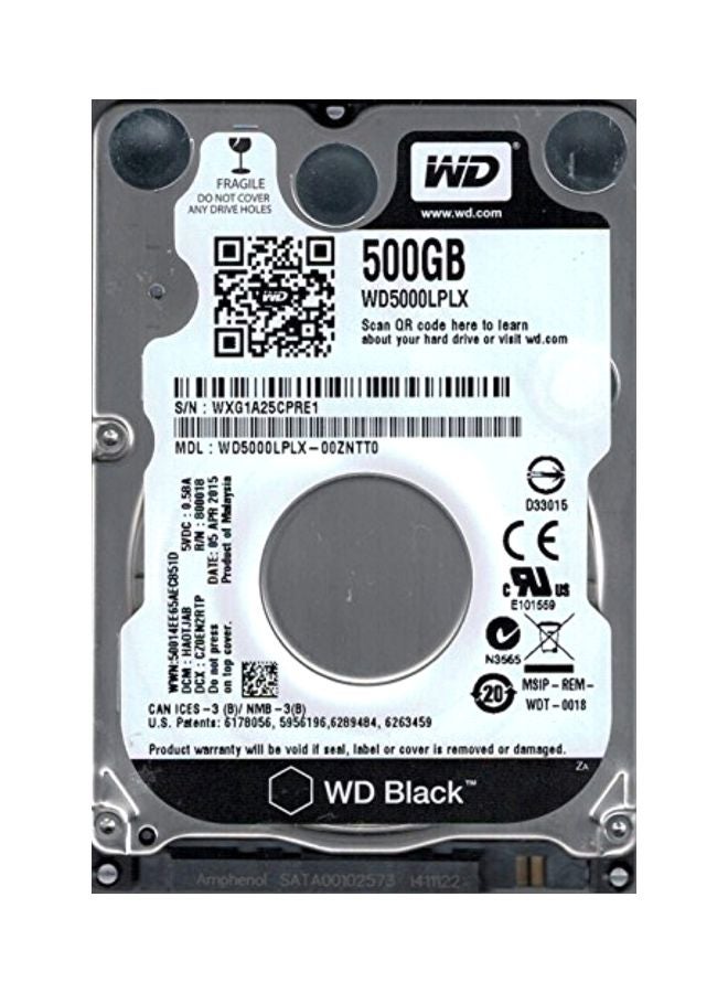 WD - Internal Hard Drive Black/Silver - Image 1