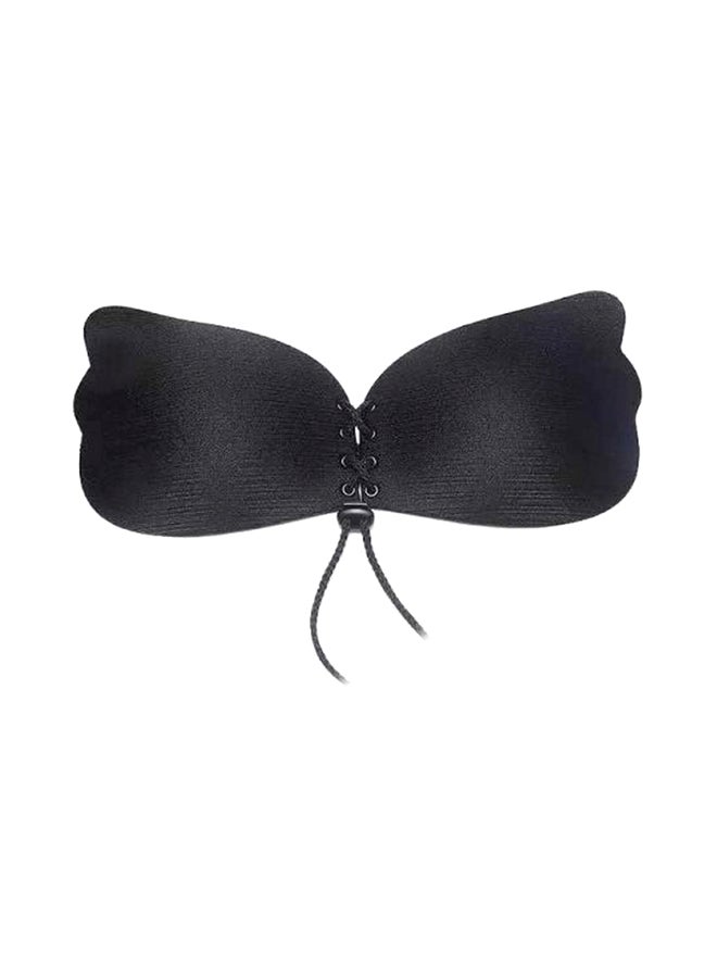 Silicone Push-Up Bra Black - Image 1