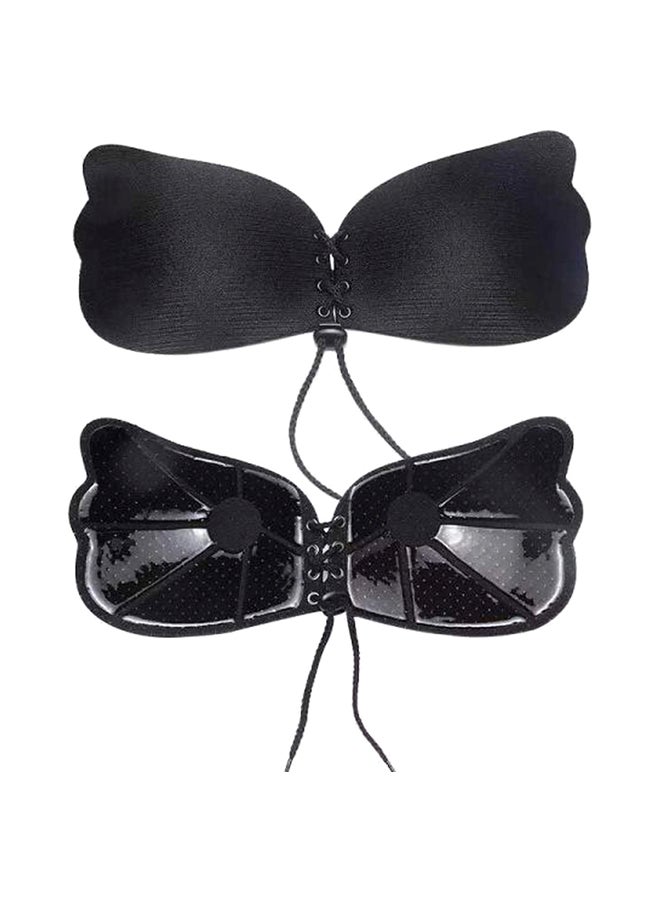 Silicone Push-Up Bra Black - Image 3