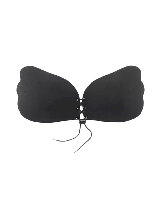 Silicone Push-Up Bra Black - Image 1