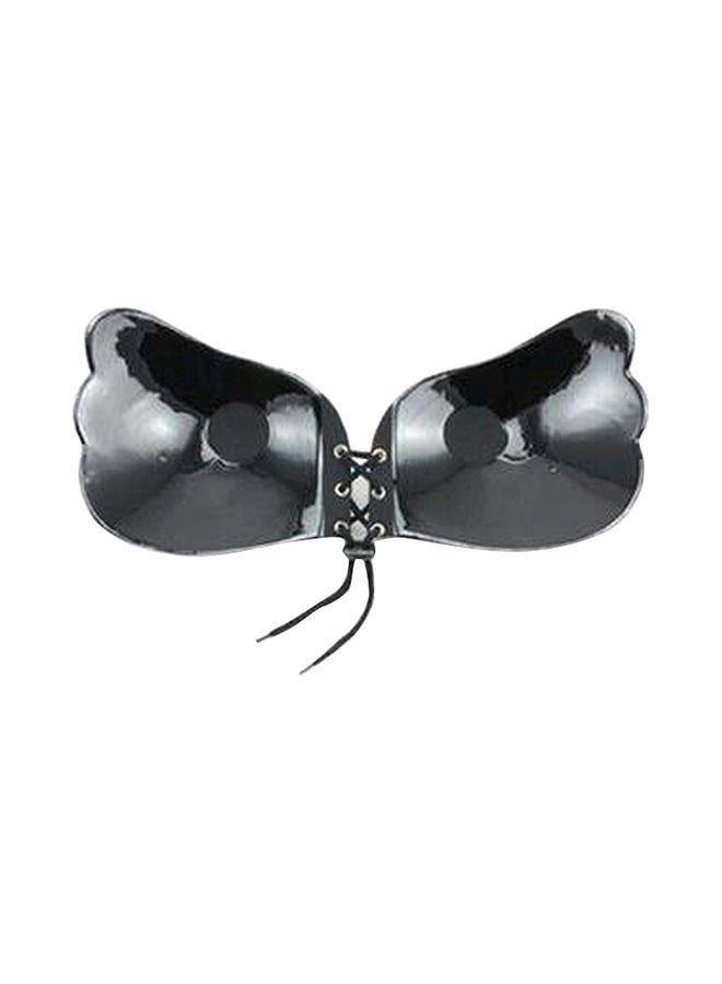 Silicone Push-Up Bra Black - Image 2