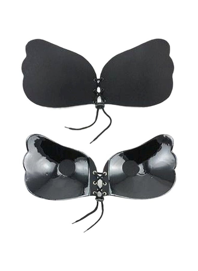 Silicone Push-Up Bra Black - Image 3
