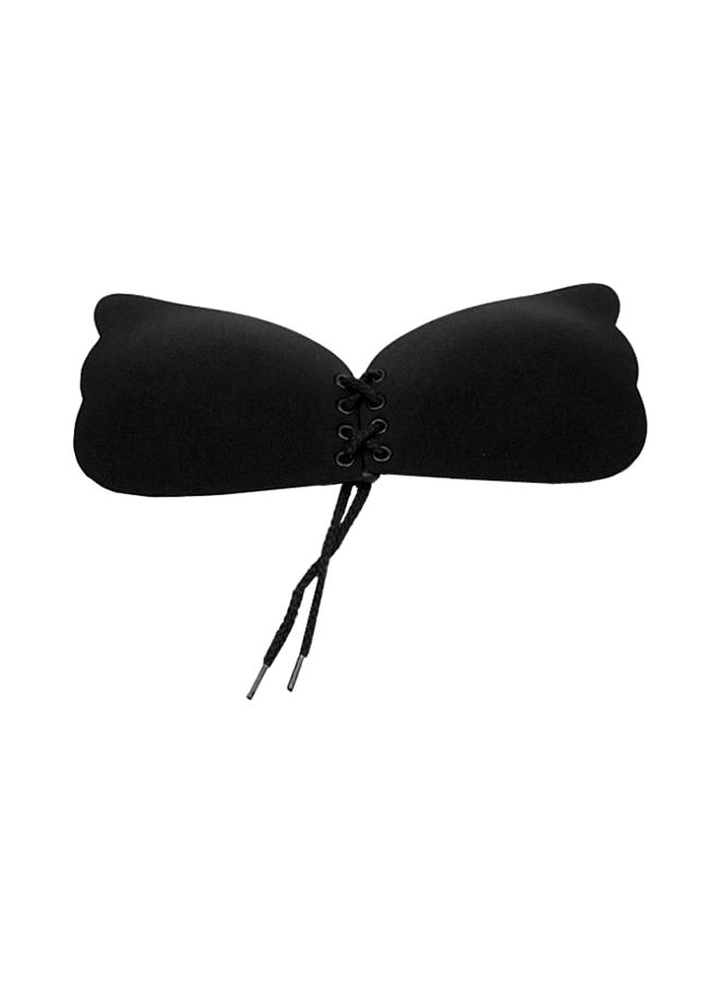 Silicone Push-Up Bra Black - Image 1