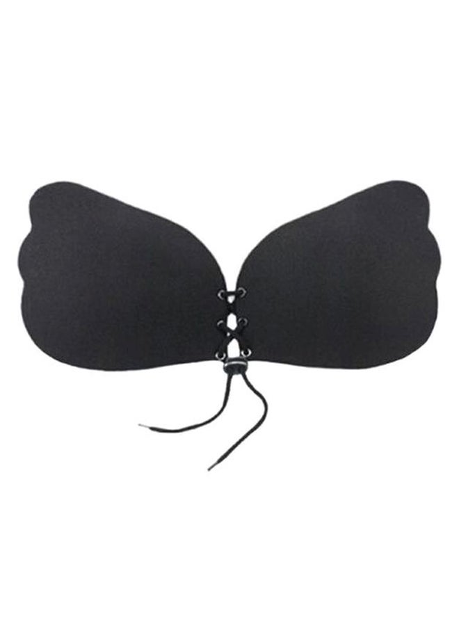 Silicone Push-Up Bra Black - Image 1