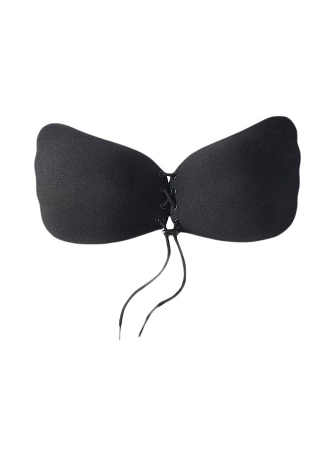 Silicone Stick-On Bra Black - Image 1