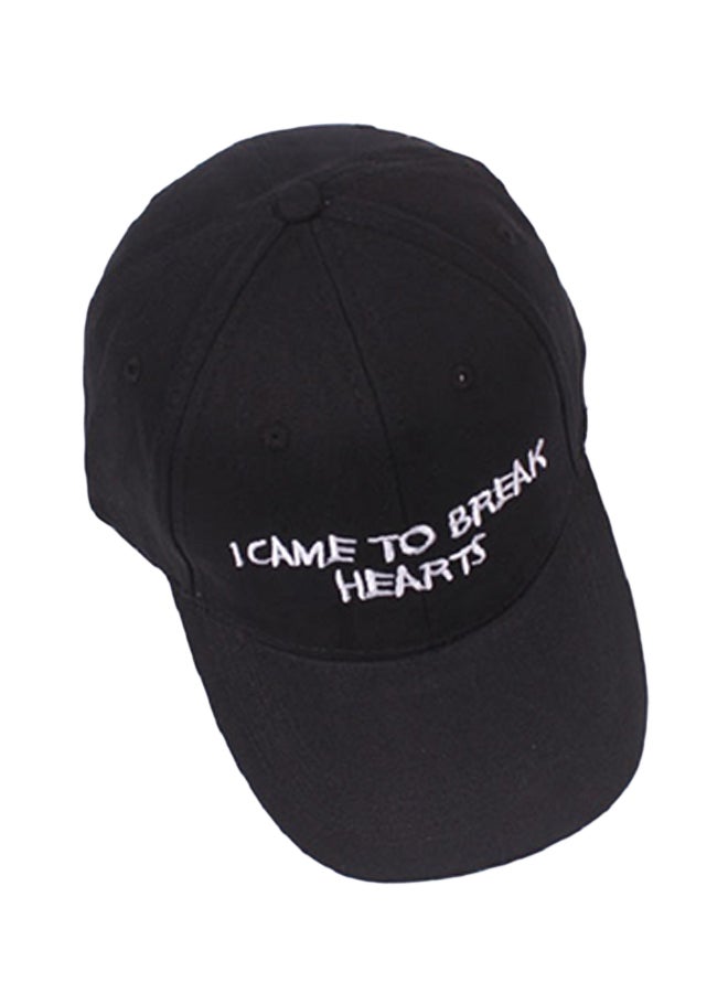 قبعة عصرية بتصميم مطرّز أسود - Image 2