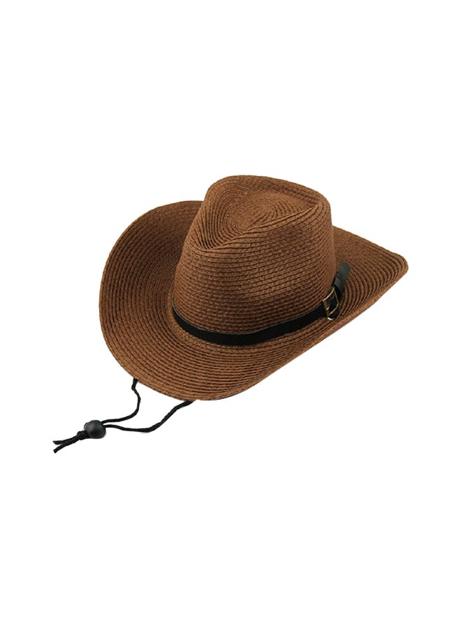 Generic Western Cowboy Hat Brown  - Image 1