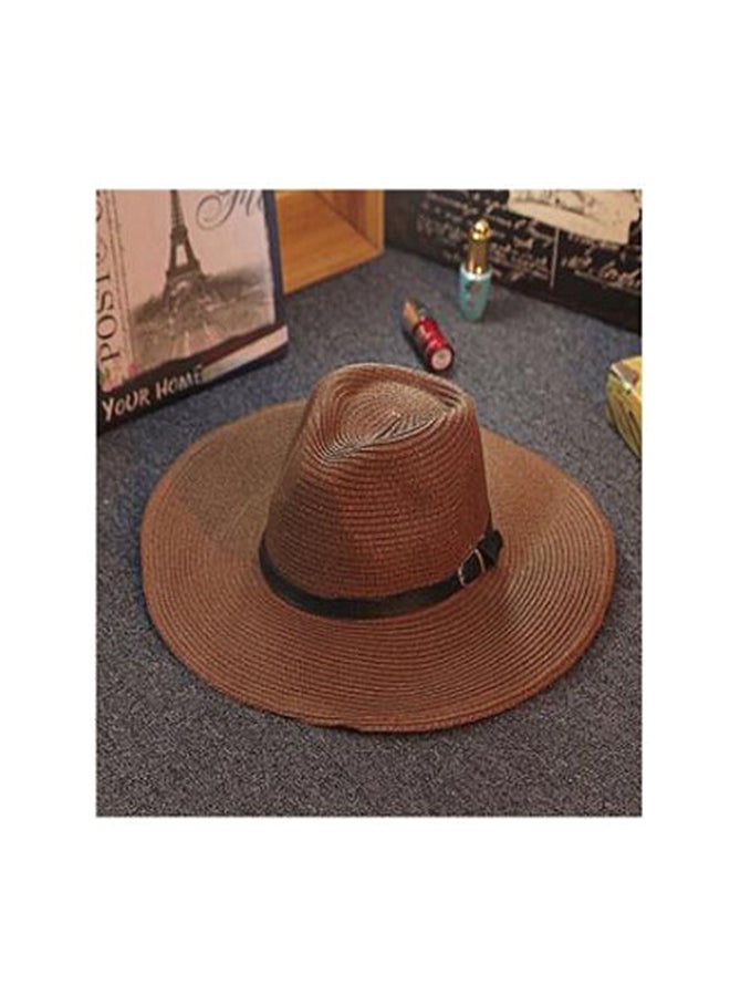 Generic Western Cowboy Hat Brown  - Image 2