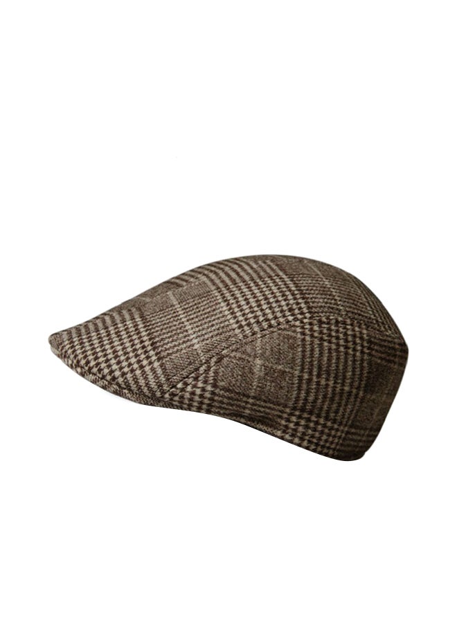 Generic - Winter Casual Peaked Cap Brown - Image 1
