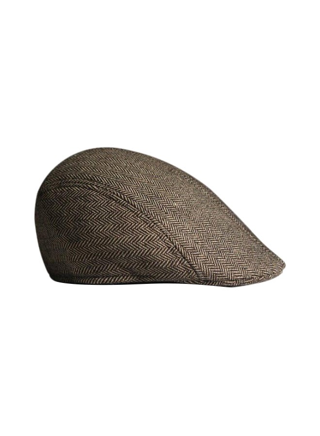 Generic - Winter Casual Peaked Cap Brown - Image 1