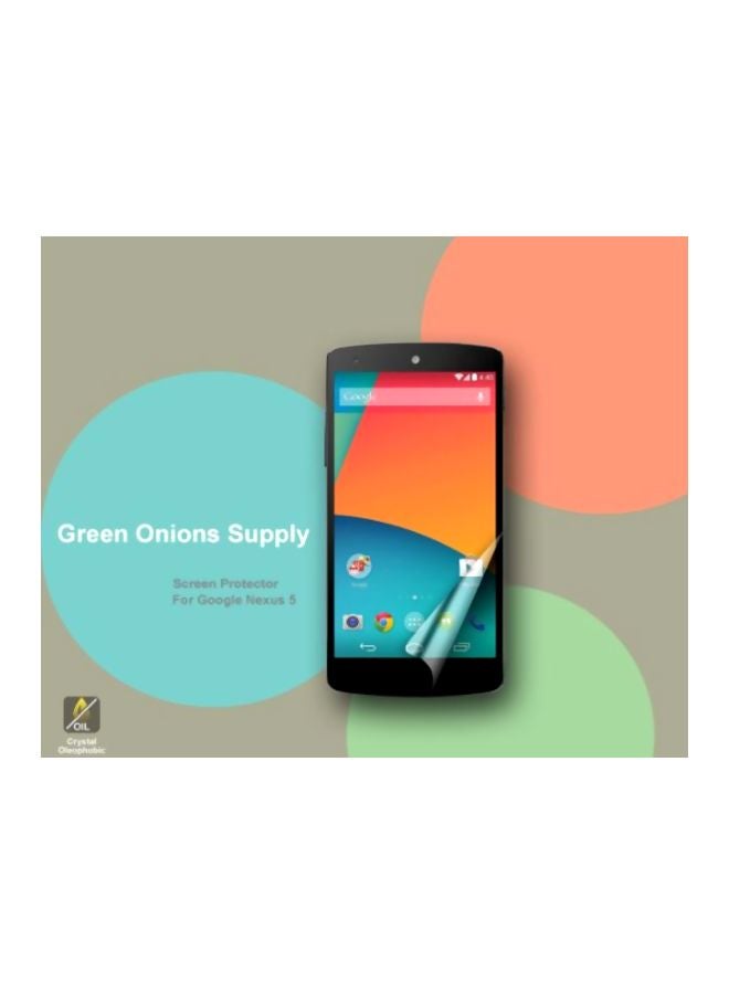 Green Onions Supply - 2-Piece Screen Protector For Google Nexus 5 Clear - Image 1
