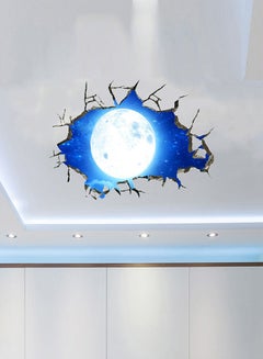 3D Vivid Planet Series Pattern Wall Sticker Multicolor 40x60cm