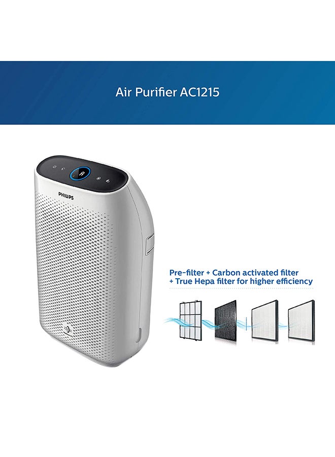 Philips - Air Purifier AC1215/30 Silver/Black - Image 1