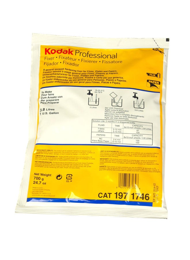Kodak Professional Fixer For Paper And FIlm White