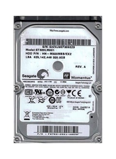 Seagate Momentus HDD Internal Hard Drive Silver 